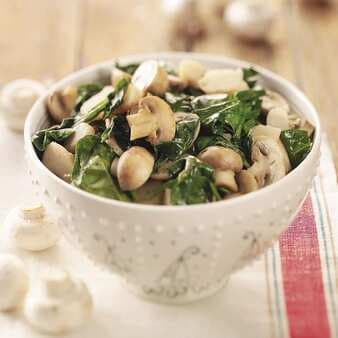 Spinach and Mushrooms