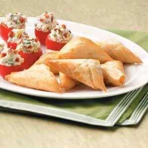 Spinach Phyllo Triangles
