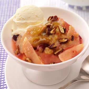 Warm Apple-Cranberry Dessert