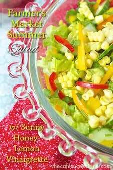 Farmer's Market Salad With Sunny Honey Vinaigrette