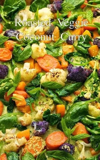 Roasted Veggie Coconut Curry