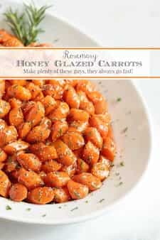 Rosemary Honey Glazed Carrots