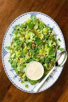 Watercress Grape Broccoli Salad