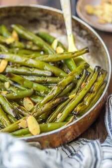 Sauteed Green Beans With Molasses