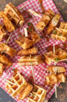 Mini Chicken And Waffles 