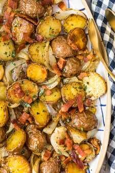 Roasted Red Potatoes With Bacon And Onion