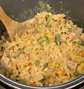 Instant Pot Chicken Noodle Casserole
