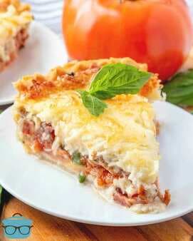 Country Tomato And Bacon Pie