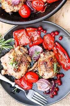 Red Currant Grilled Chicken & Vegetables