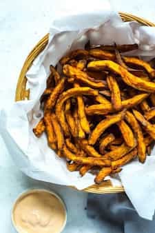 Healthy Airfryer Sweet Potato Fries