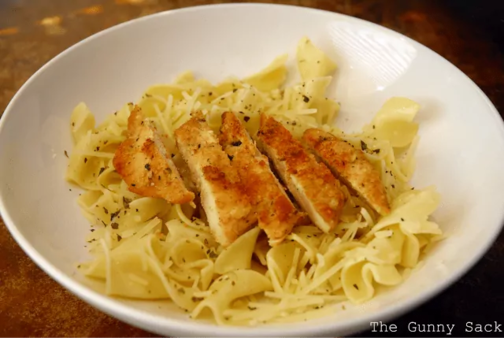 Noodles And Company Parmesan Chicken And Buttered Noodles