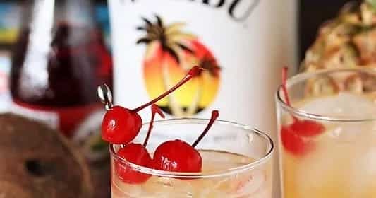 Malibu Sunrise Cocktail