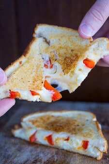 Red Pepper & Feta Grilled Cheese Sandwich
