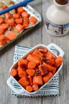 Maple Bacon Roasted Carrots