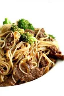 Beef And Broccoli Teriyaki Noodle Bowls