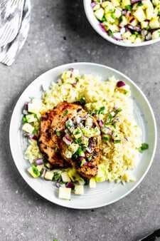 Grilled Chipotle Chicken With Pineapple Salsa