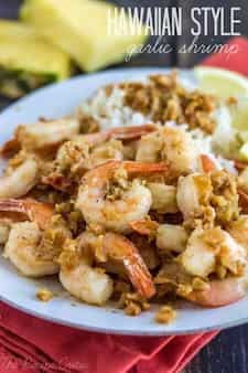 Hawaiian Style Garlic Shrimp