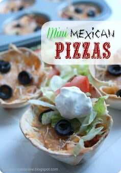 Mini Mexican Pizzas