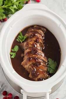 Crock Pot Pork Tenderloin With Cranberry Sauce