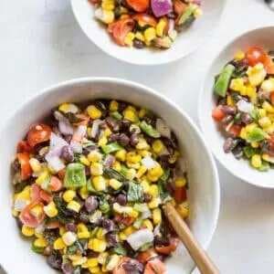Black Bean Corn Salad With Lemon Poppy Seed Dressing