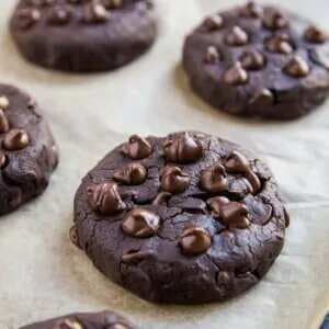 Double Chocolate Vegan Black Bean Cookies