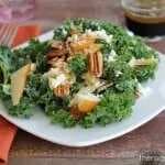 Kale Salad with Apple, Pear And Roasted Pecans