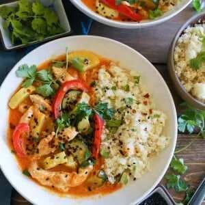 Red Curry Chicken With Vegetables