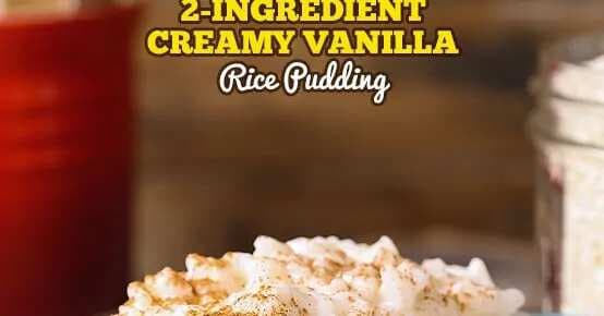 Creamy Vanilla Rice Pudding