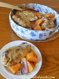 Baked Chicken With Sweet Potatoes