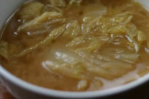 Korean Cabbage Soup