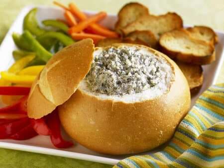 Healthy And Delicious Low-Fat Spinach Dip