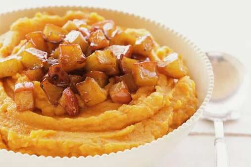Mashed Sweet Potatoes With Apples