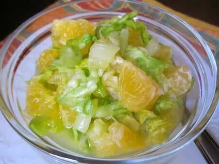 Romaine Lettuce And Orange Salad-Moroccan Salad Of Cos Lettuce And Oranges