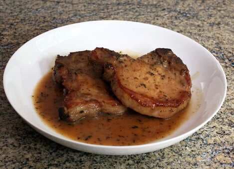 Oven Barbecued Pork Chops With Homemade Sauce