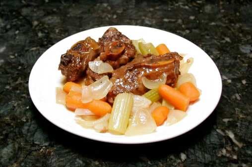 Oven Braised Beef Short Ribs With Apple Cider