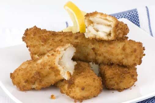 Oven Fried Fish With Corn Flake Coating