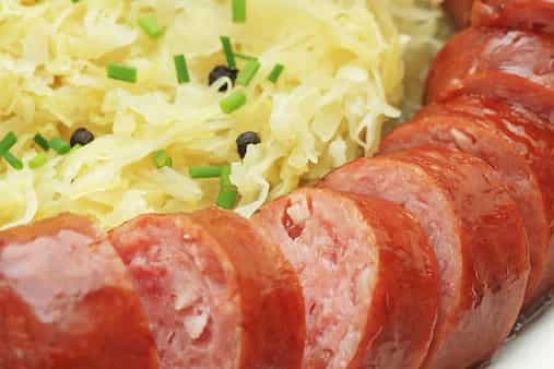 Polish Smoked Sausage And Sauerkraut