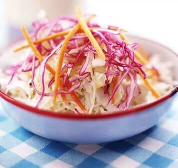 Tangy Raw Vegan Cole Slaw Cabbage