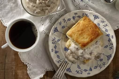 Southern Sausage Gravy And Biscuits
