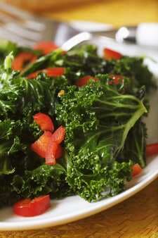 Kale With Garlic And Peppers