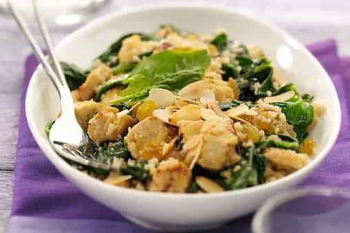 Slow Cooker Honey Mustard Chicken With Spinach