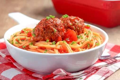 Slow-Cooker Spaghetti And Meatballs