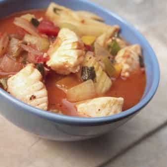 Psarosoupa Fish Soup With Red Snapper And Vegetables