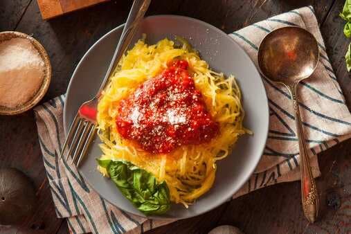 Spaghetti Squash With Tomatoes And Parmesan