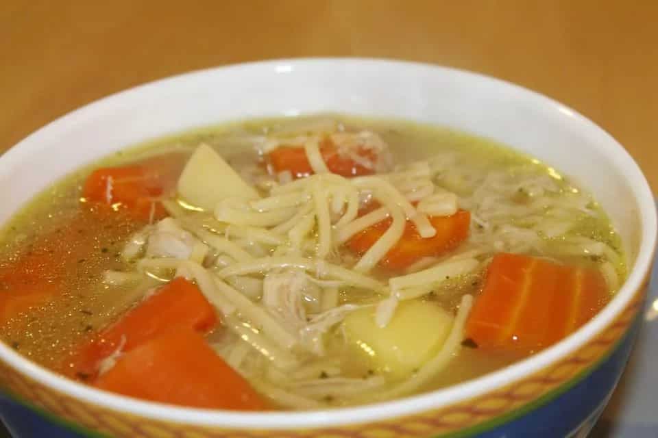 Spanish Chicken Noodle Soup