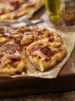 Spanish Chorizo And Serrano Ham Pizza