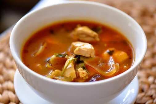 Spicy Crock Pot Chicken Soup With Vegetables
