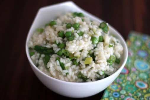Spring Vegetable Risotto With Asparagus And Peas