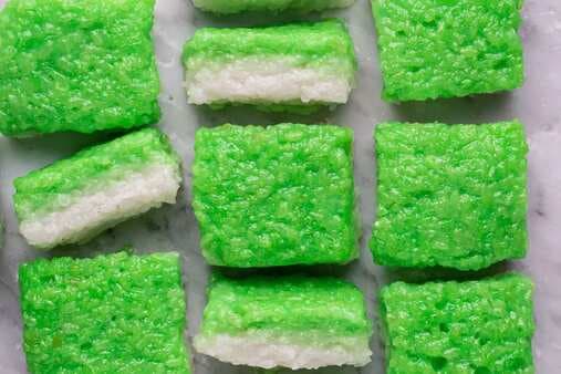 Sticky Rice Cake With Coconut And Pandan