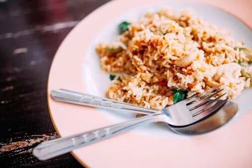 Stir-Fried Jasmine Rice With Kale
